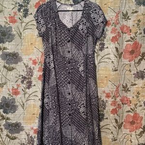 midi button-up dress